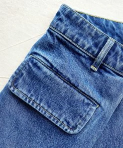 Self-portrait Blue Denim Shorts