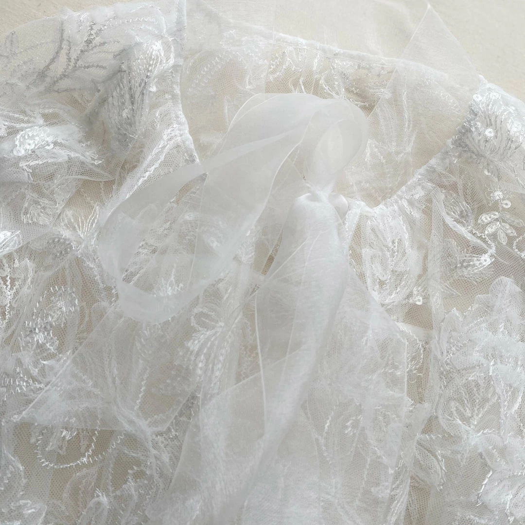 Self-portrait Brocade Ribbon Lace Cape