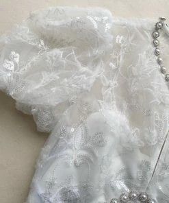 Self-portrait READY TO WEAR Brocade Ribbon Lace Maxi Dress