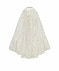 Self-portrait WEDDING Crystal Brocade Ribbon Lace Veil