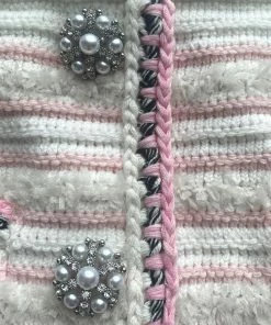 Self-portrait Pastel Multi Stripe Knit Skirt READY TO WEAR